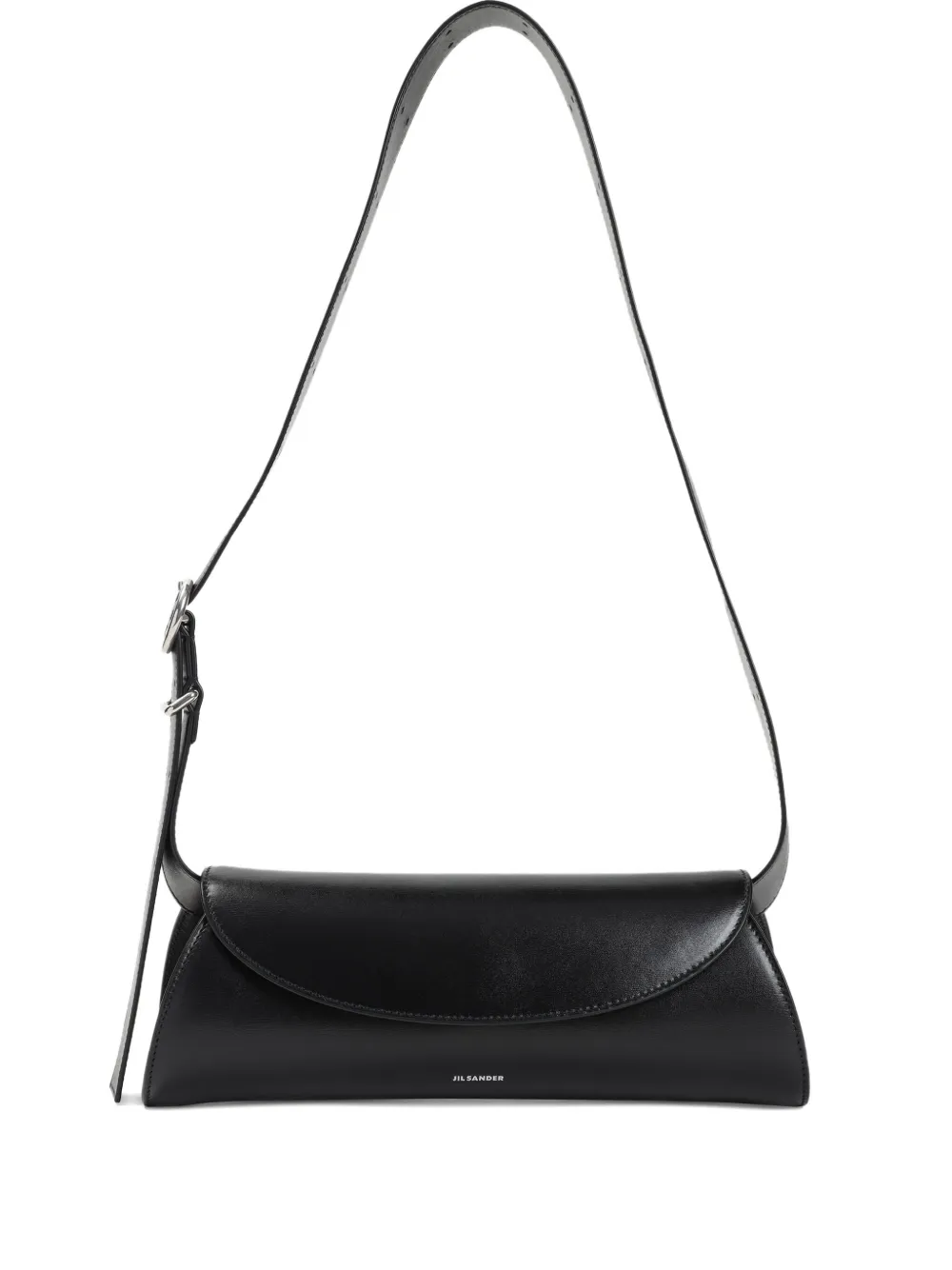 Jil Sander Borsa a tracolla Cannolo piccola - Nero