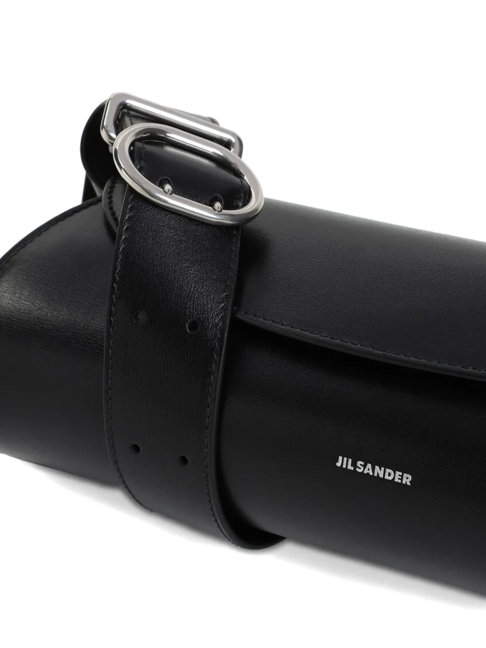 Jil Sander Cannolo kleine crossbodytas Zwart
