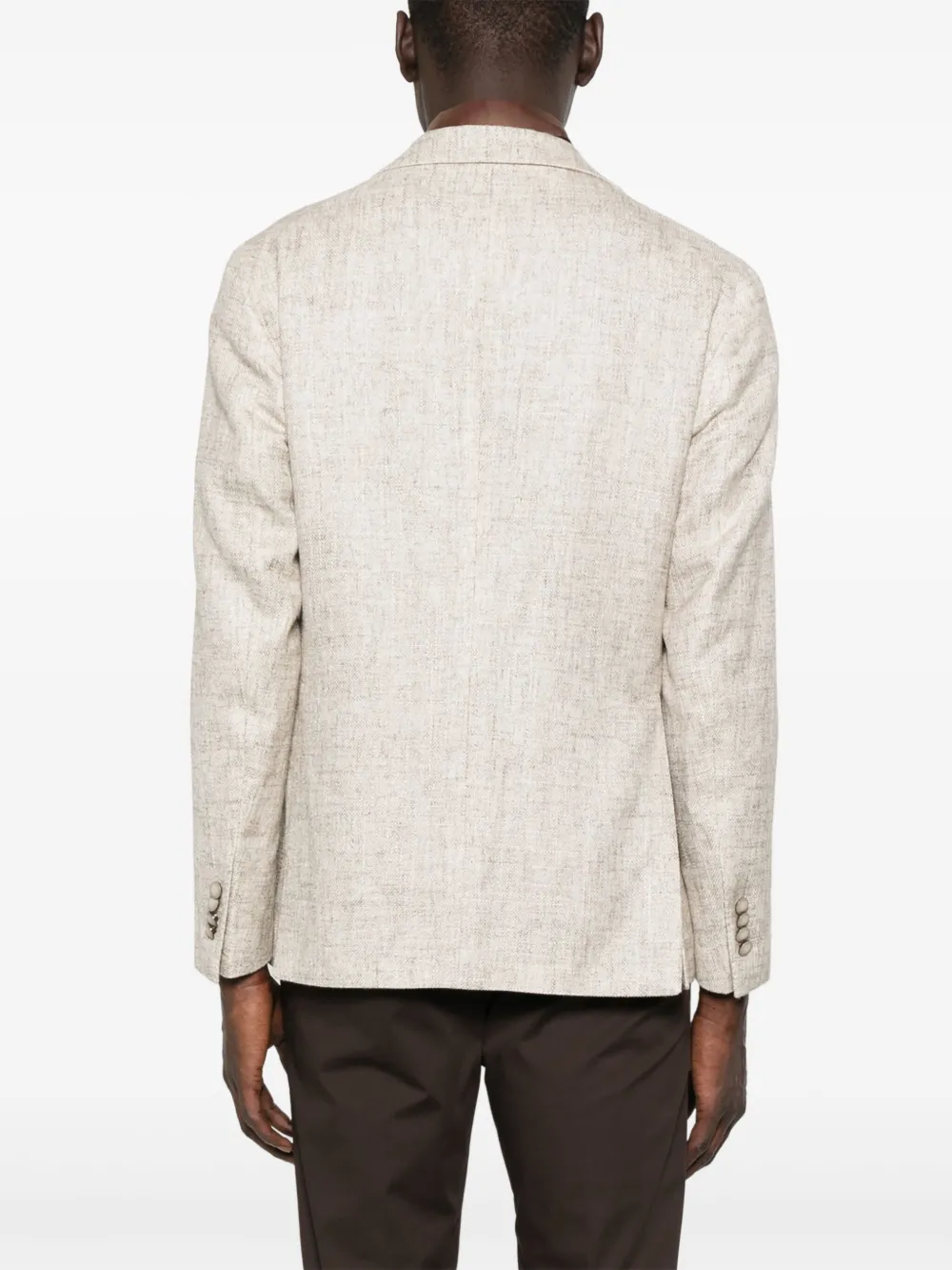 Tagliatore Geweven blazer Beige