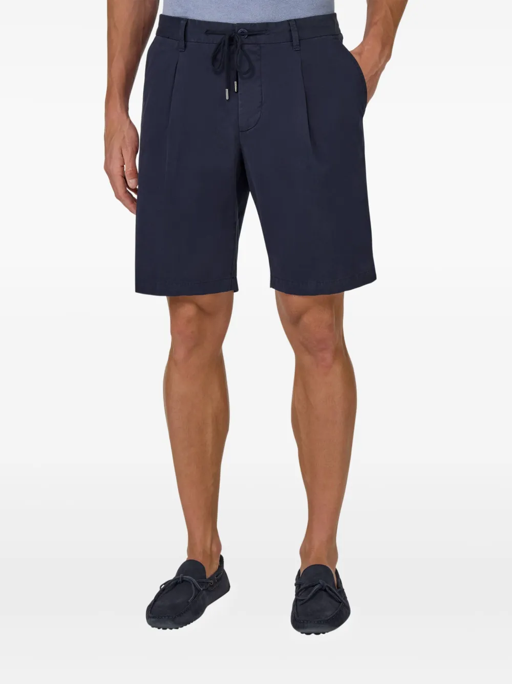 Boggi Milano Chino shorts Blauw