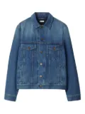 Burberry EKD-patch denim jacket - Blue