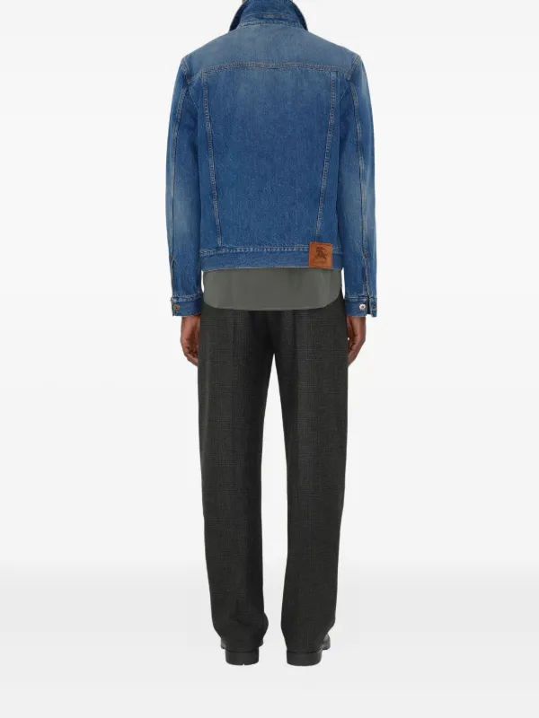 Burberry EKD-patch Denim Jacket | Blue | FARFETCH