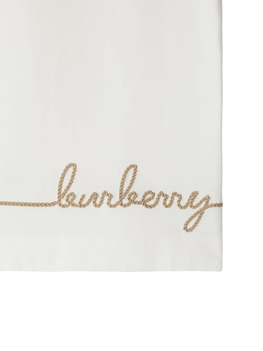 Burberry T-shirt met B Heart-logo Wit