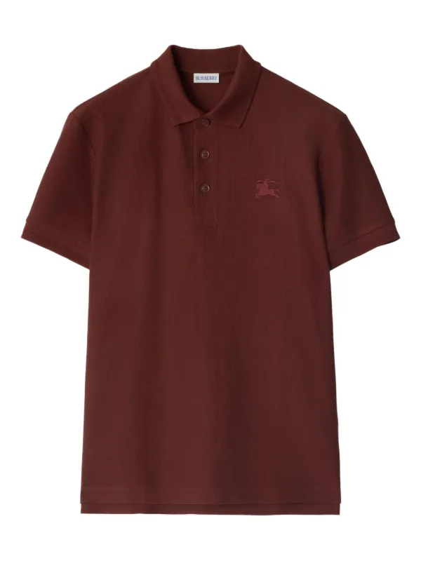 Burberry embroidered-logo Polo Shirt Brown FARFETCH PH