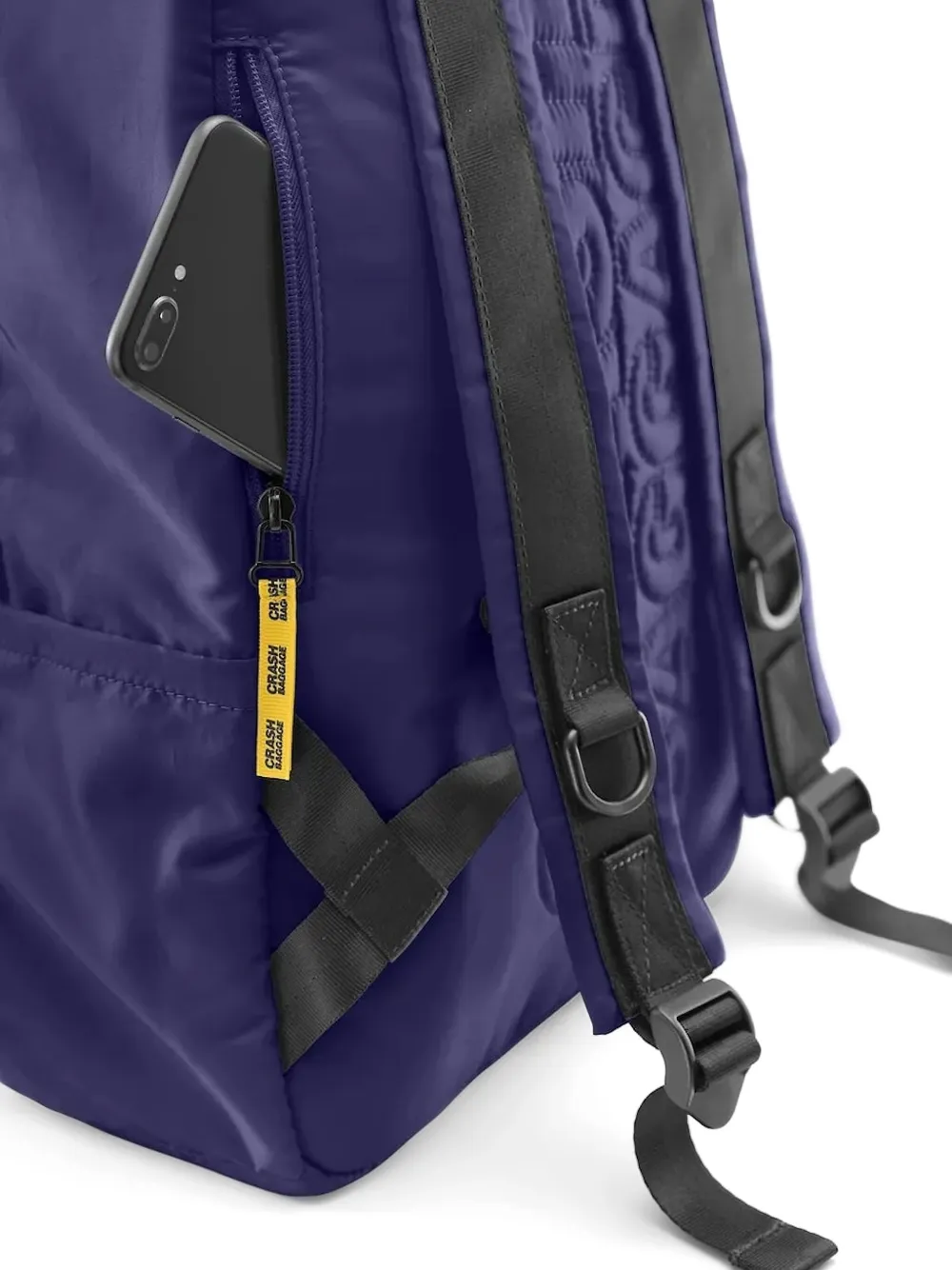 Crash Baggage Gewatteerde rugzak met handgreep Blauw