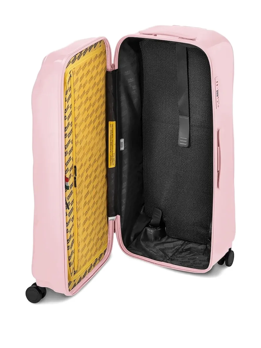 Crash Baggage Icon reistas met vervormde buitenkant Roze