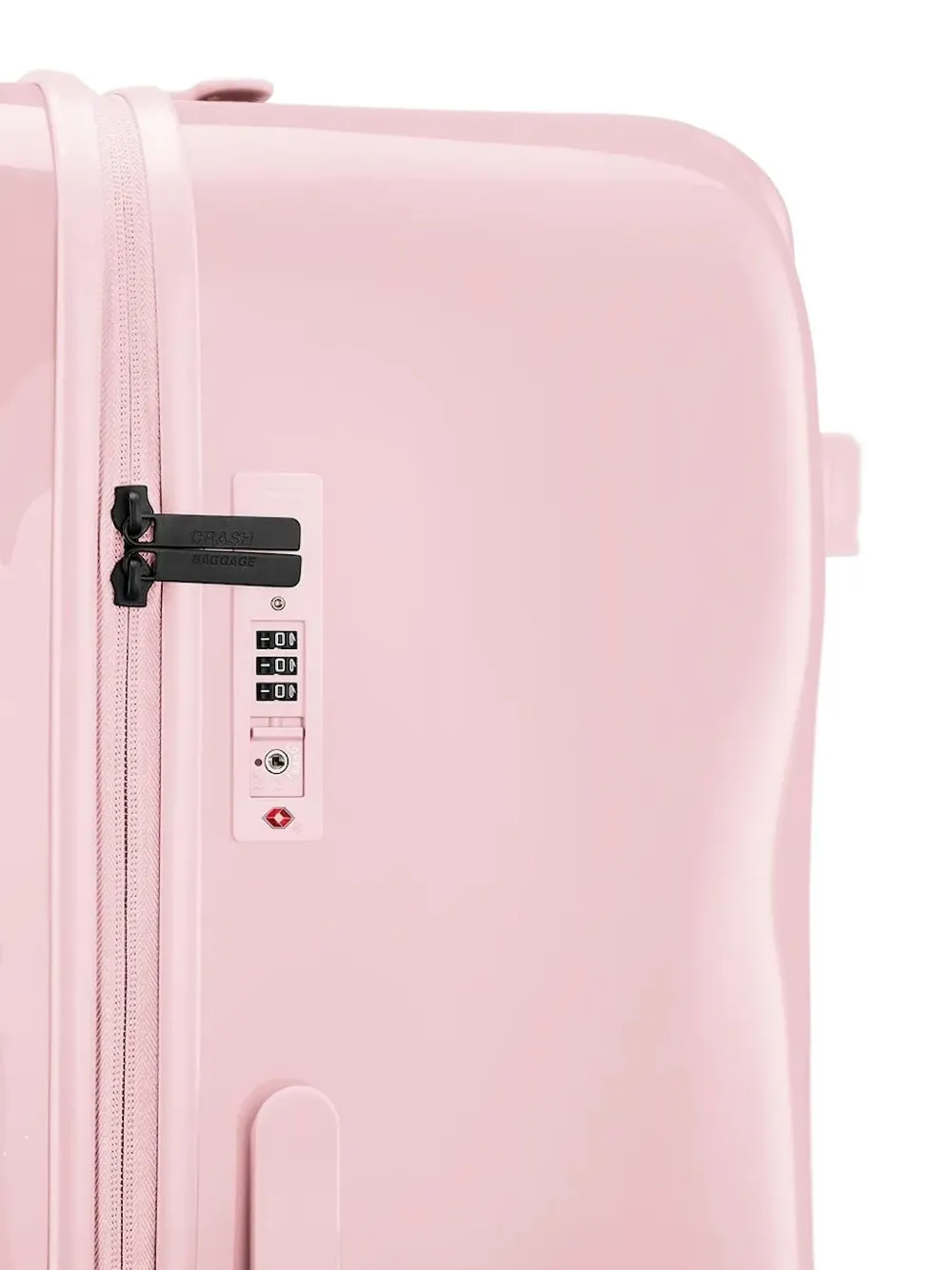 Crash Baggage Icon reistas met vervormde buitenkant Roze