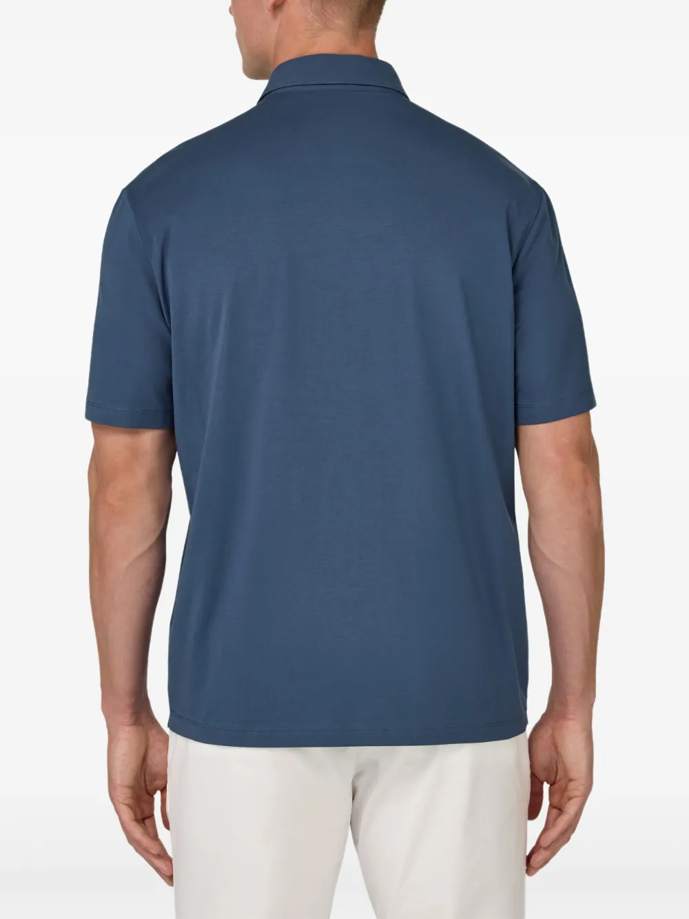 Boggi Milano Katoenen poloshirt Blauw
