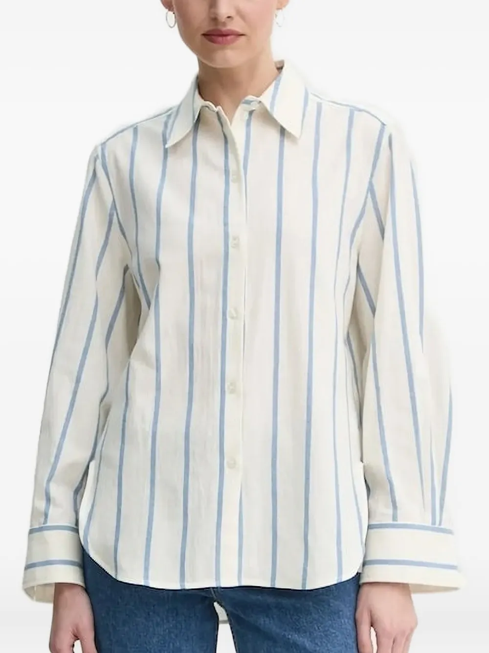 Day Birger Et Mikkelsen vertical-stripe shirt | White | Image 1