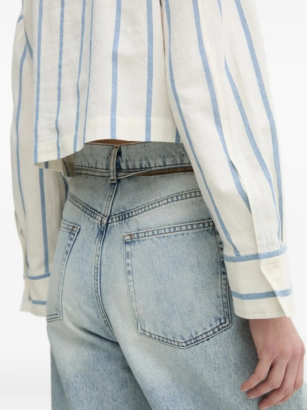Day Birger Et Mikkelsen Gestreept blouse Wit