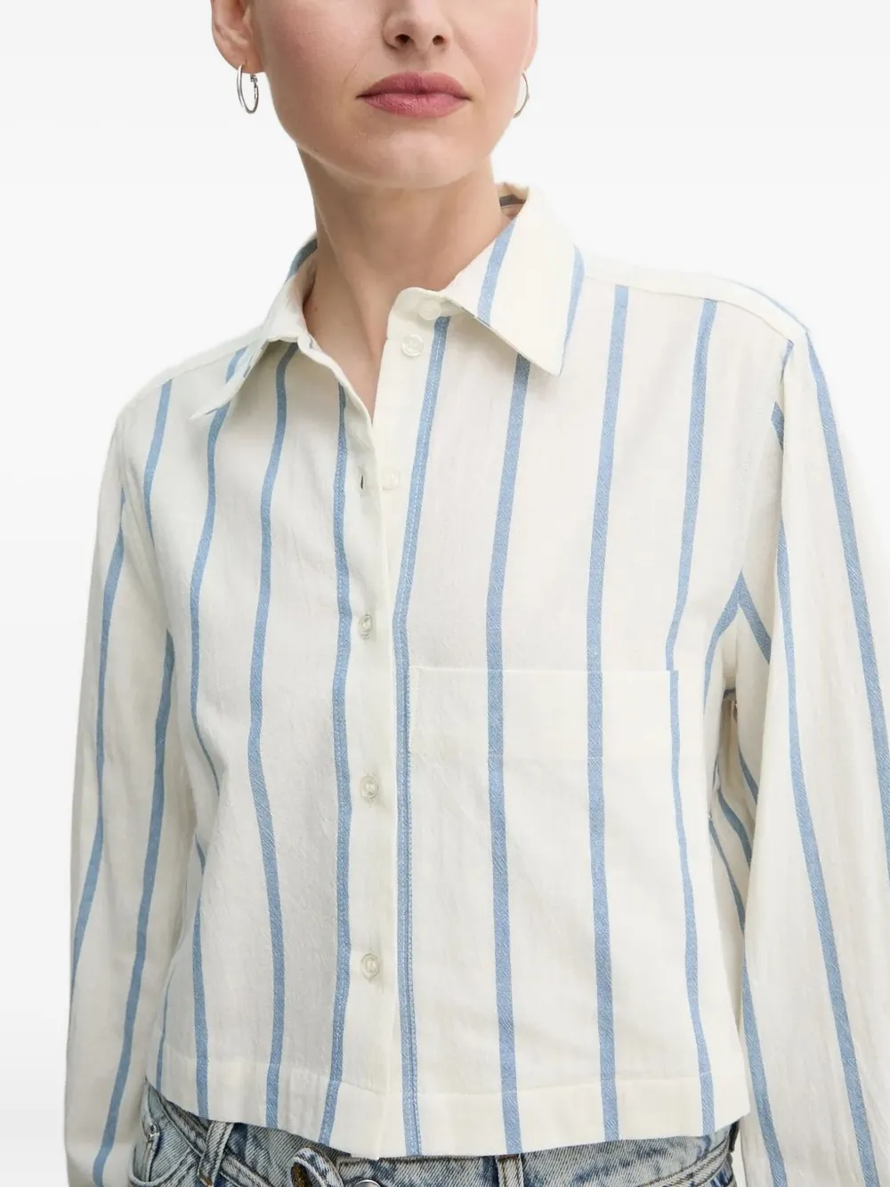 Day Birger Et Mikkelsen Gestreept blouse Wit