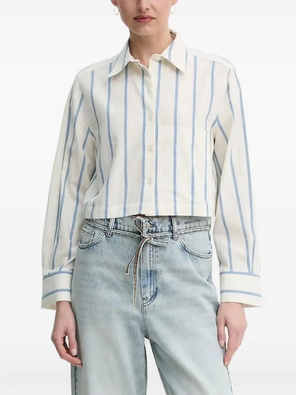 Day Birger Et Mikkelsen Gestreept blouse Wit