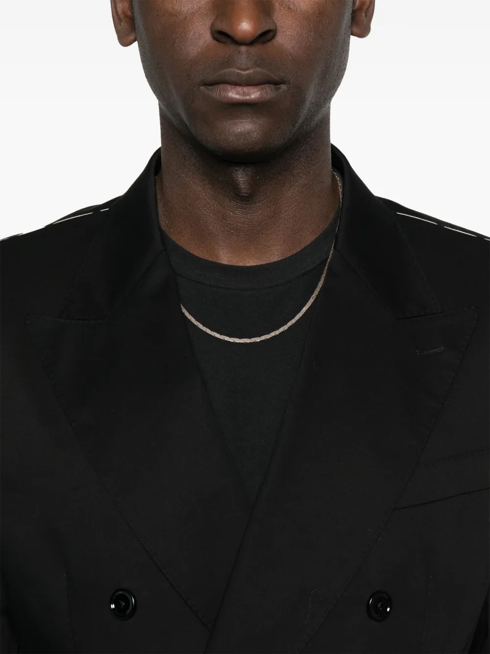 Dolce & Gabbana Blazer met dubbele rij knopen Zwart