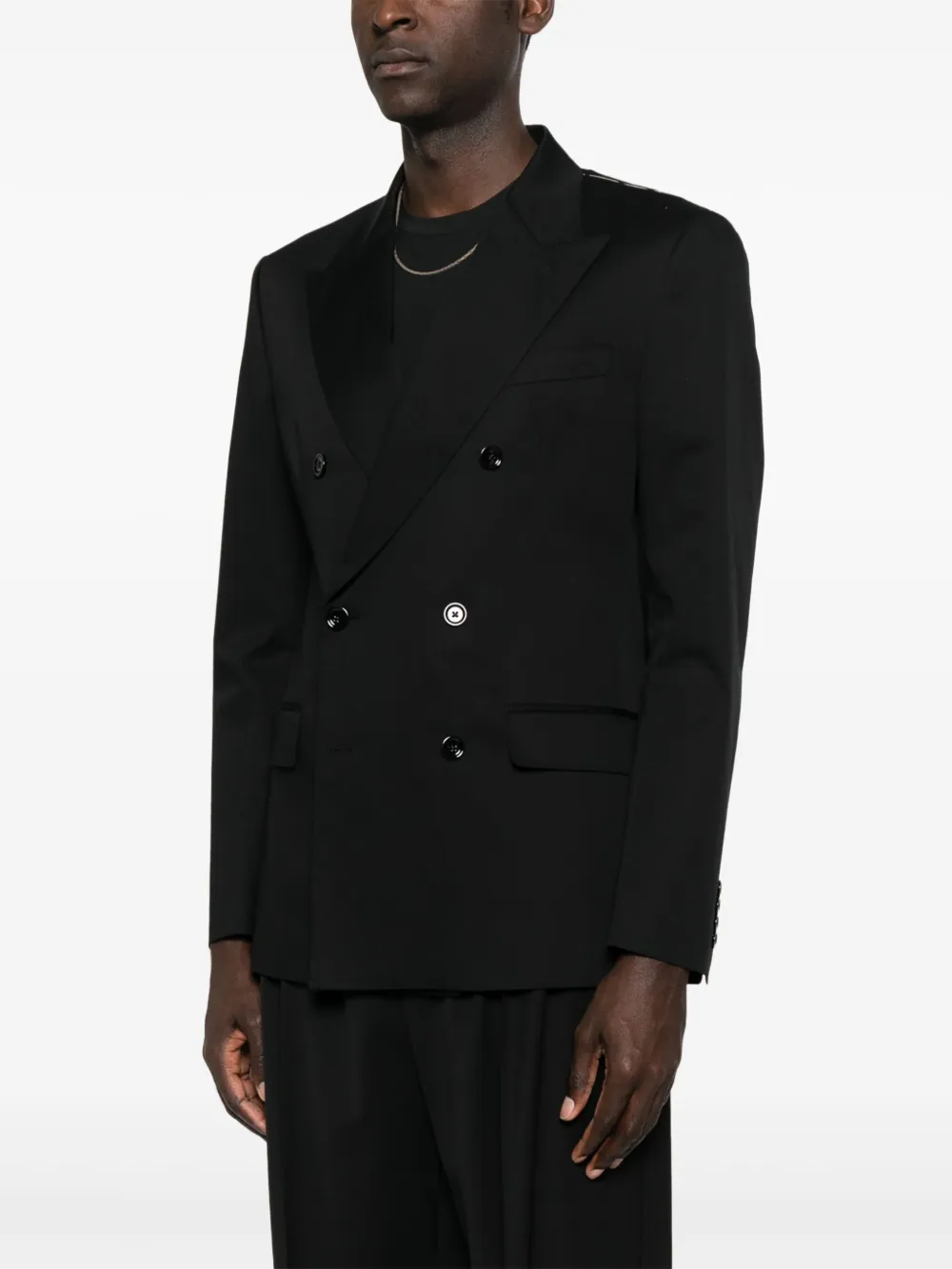 Dolce & Gabbana Blazer met dubbele rij knopen Zwart