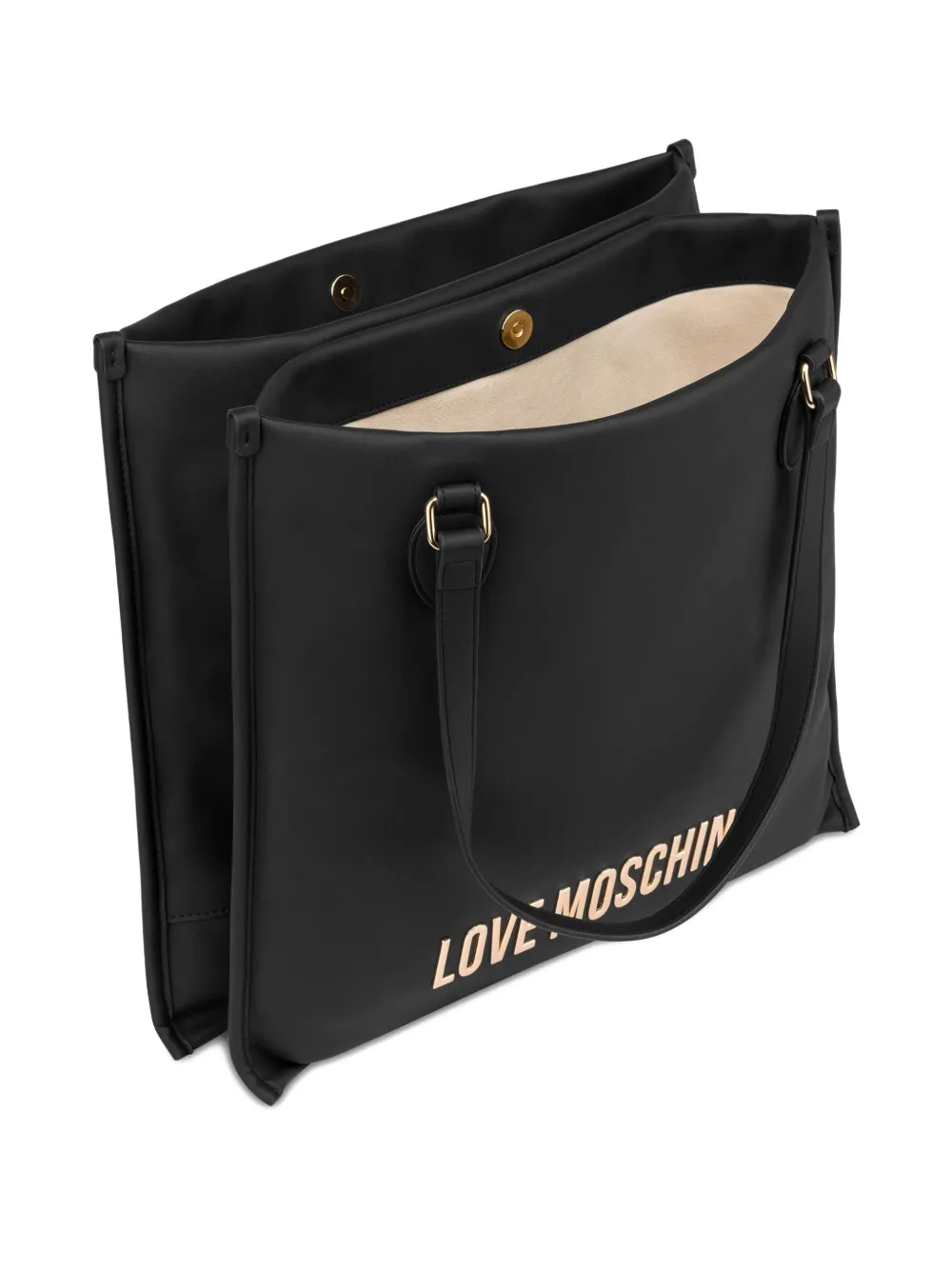 Love Moschino Heuptas met logoplakkaat Zwart