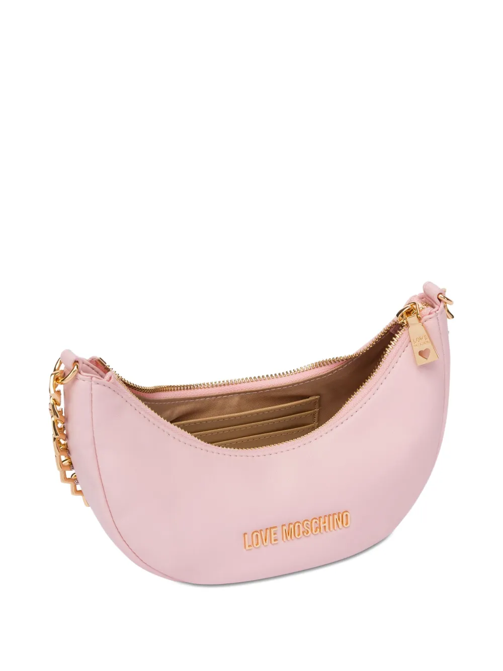 Love Moschino Schoudertas met logo Roze