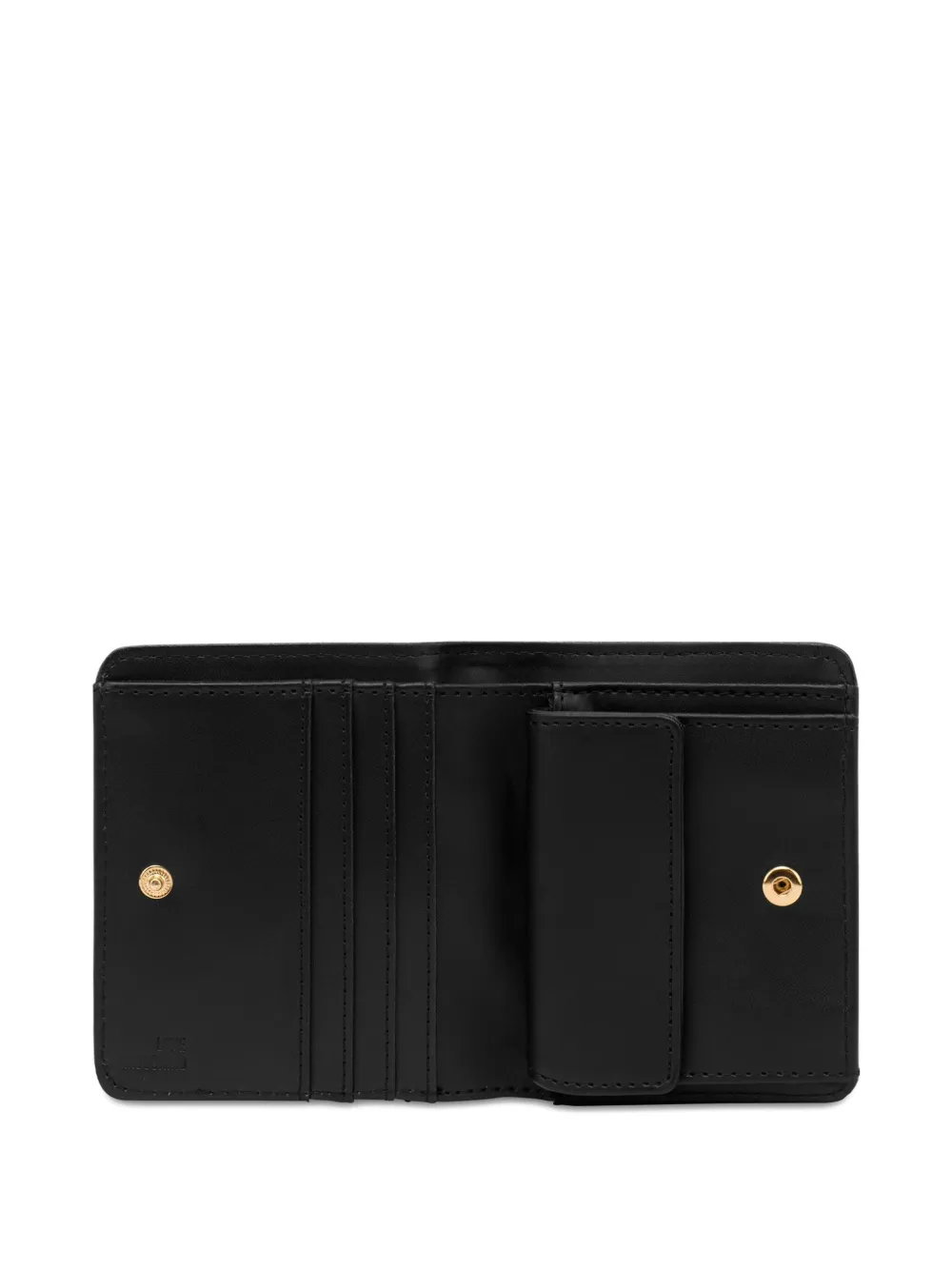 Love Moschino Portemonnee met logoplakkaat Zwart