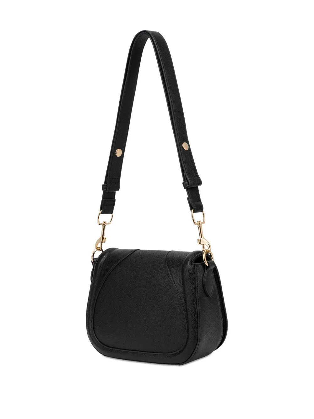 Love Moschino Schoudertas met logoplakkaat Zwart