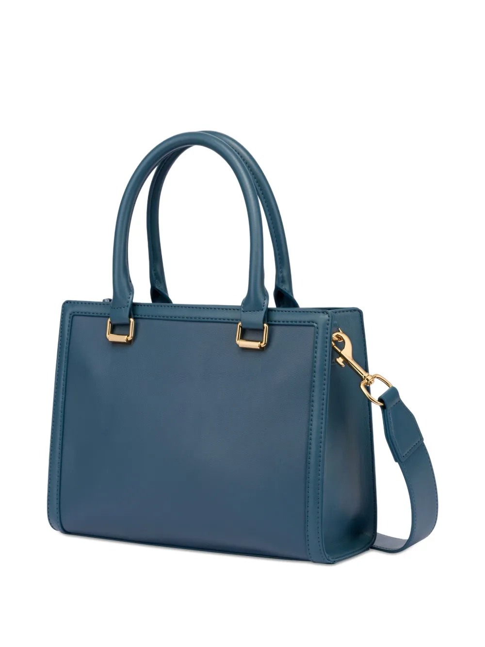Love Moschino Shopper met logo - Blauw