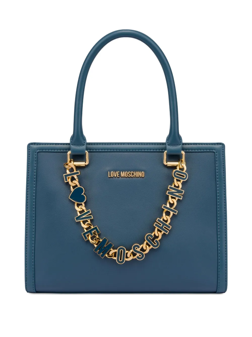 logo-lettering tote bag