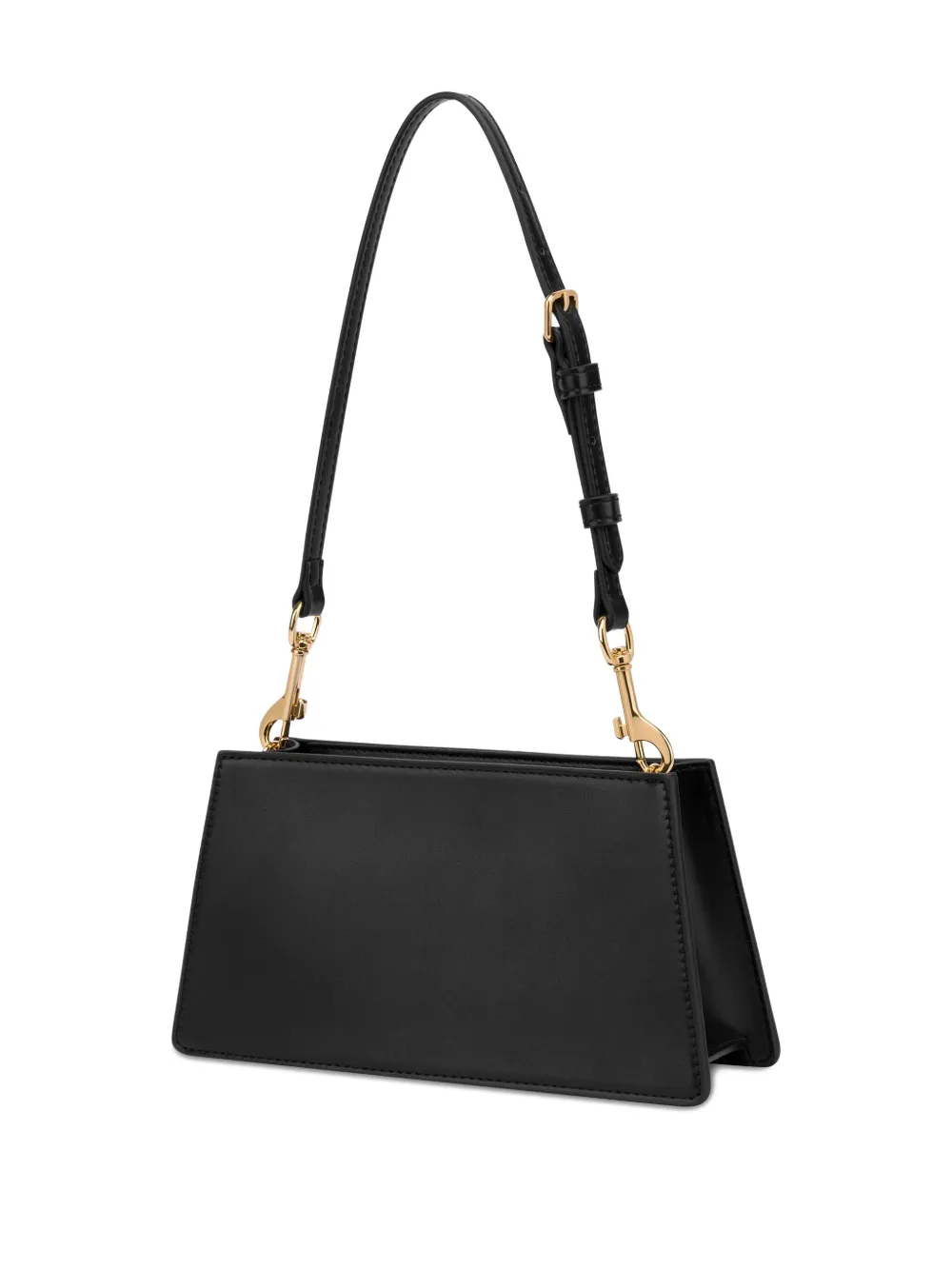 Love Moschino Schoudertas met logo Zwart