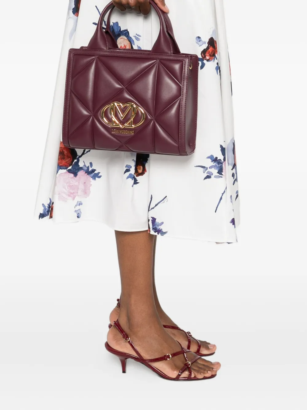 Love Moschino quilted logo tote bag | Image 2