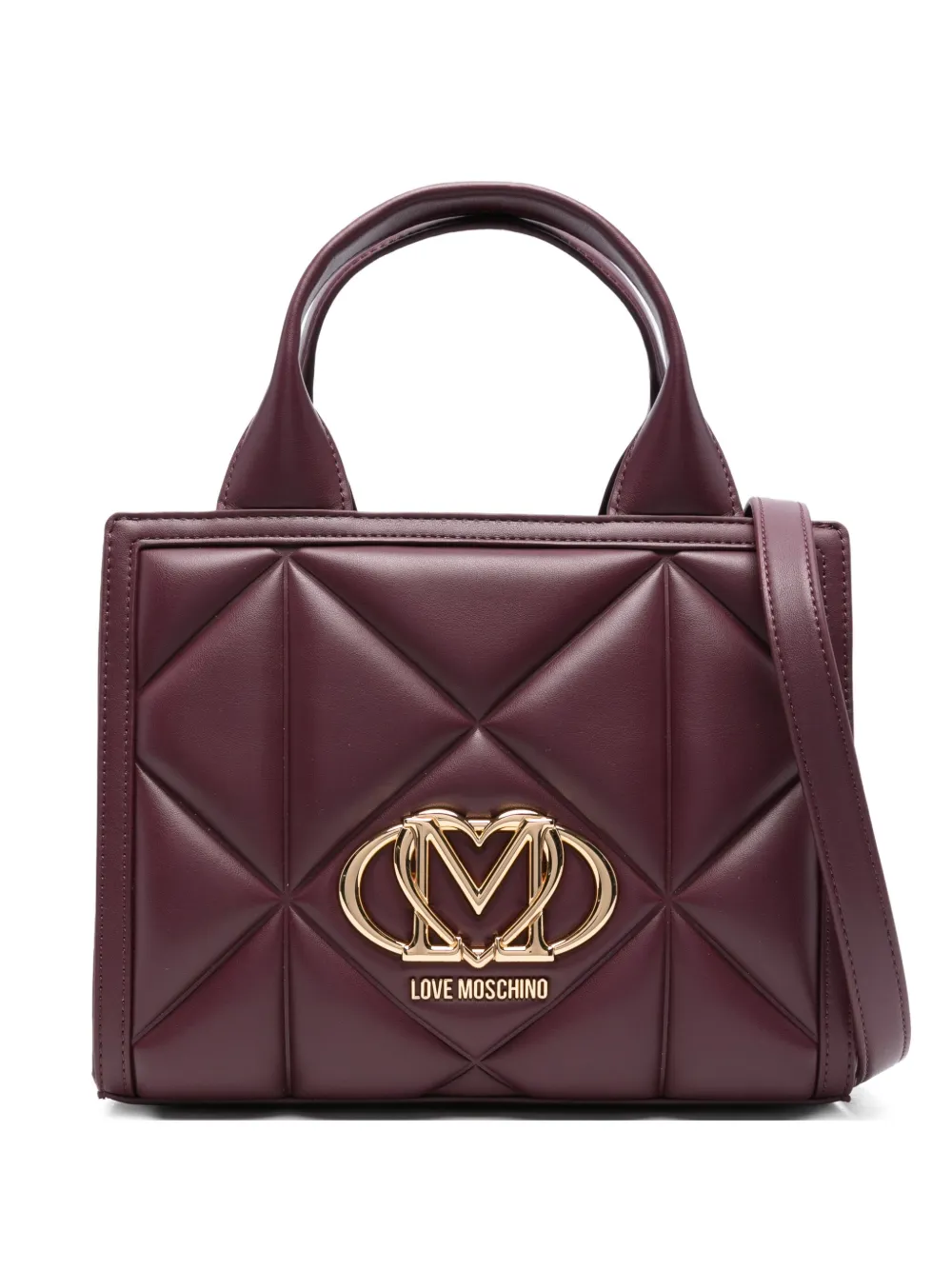 Love Moschino Shopper met logo Rood