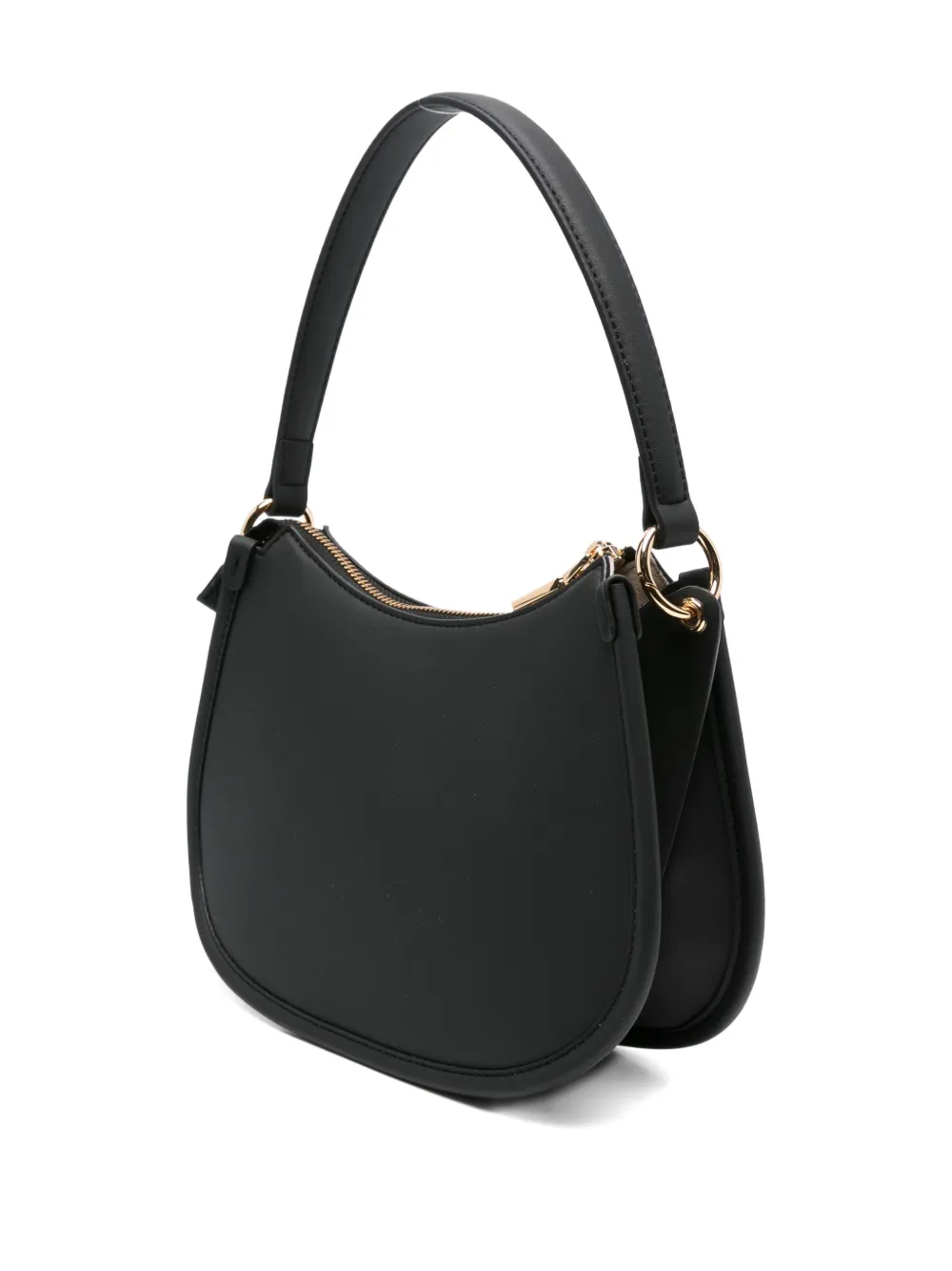 Love Moschino Schoudertas met logoplakkaat Zwart