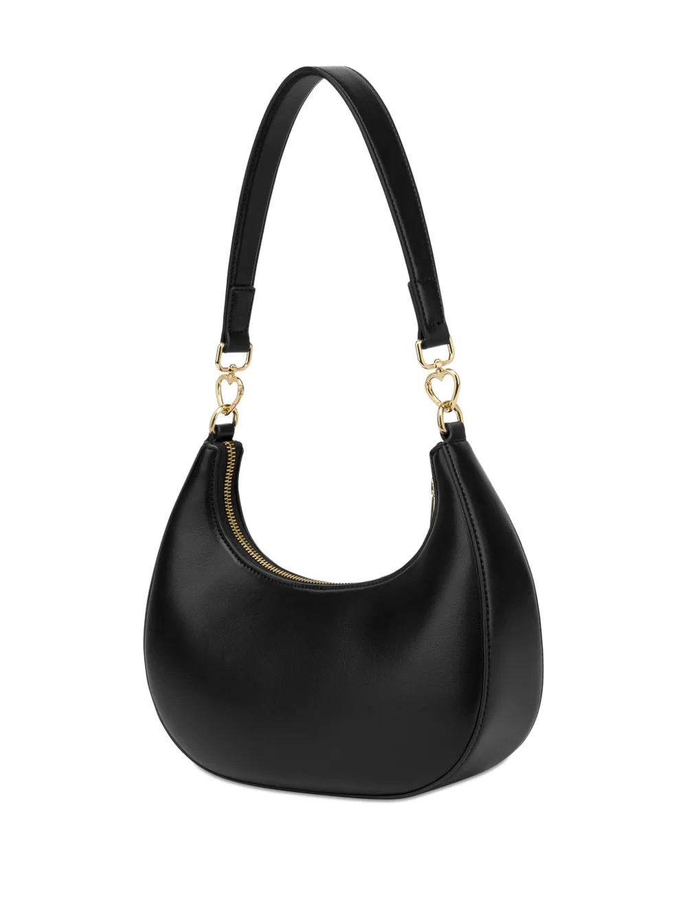 Love Moschino Schoudertas met plakkaat Zwart