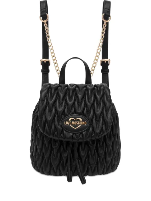 Love Moschino شنطة ظهر بتأثير مبطن