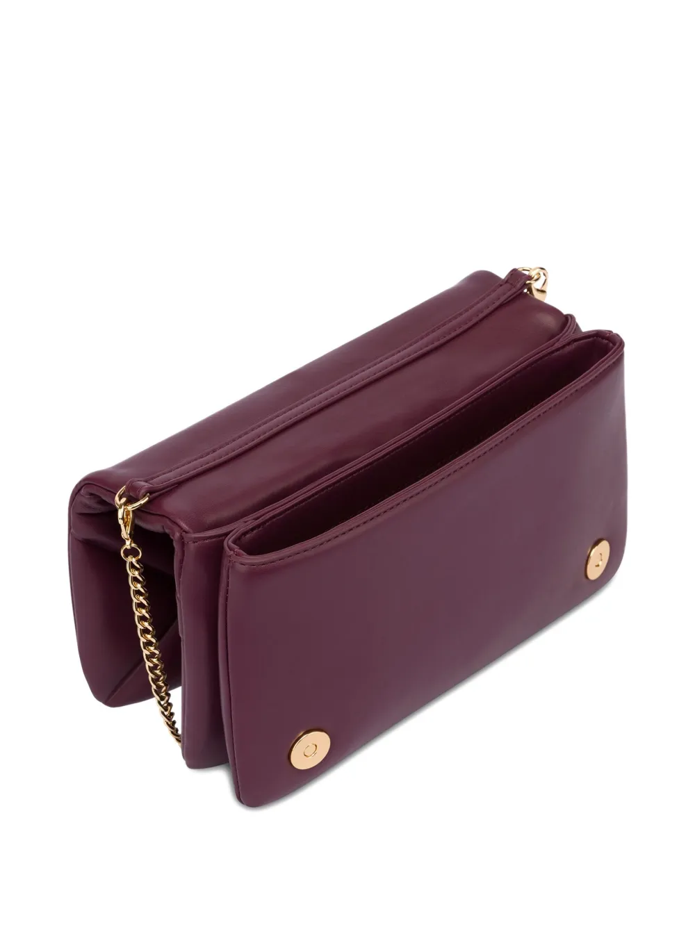 Love Moschino Clutch met logoplakkaat Paars