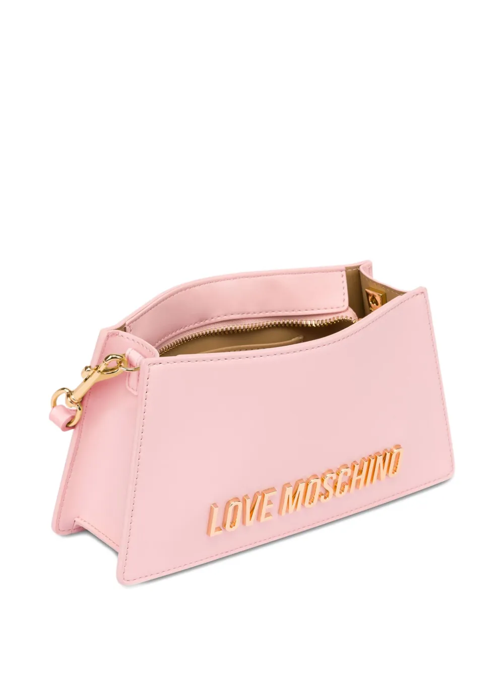 Love Moschino Schoudertas met logo Roze