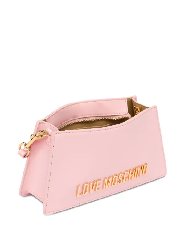 Love Moschino logo-lettering Shoulder Bag Pink FARFETCH IN - Main Image