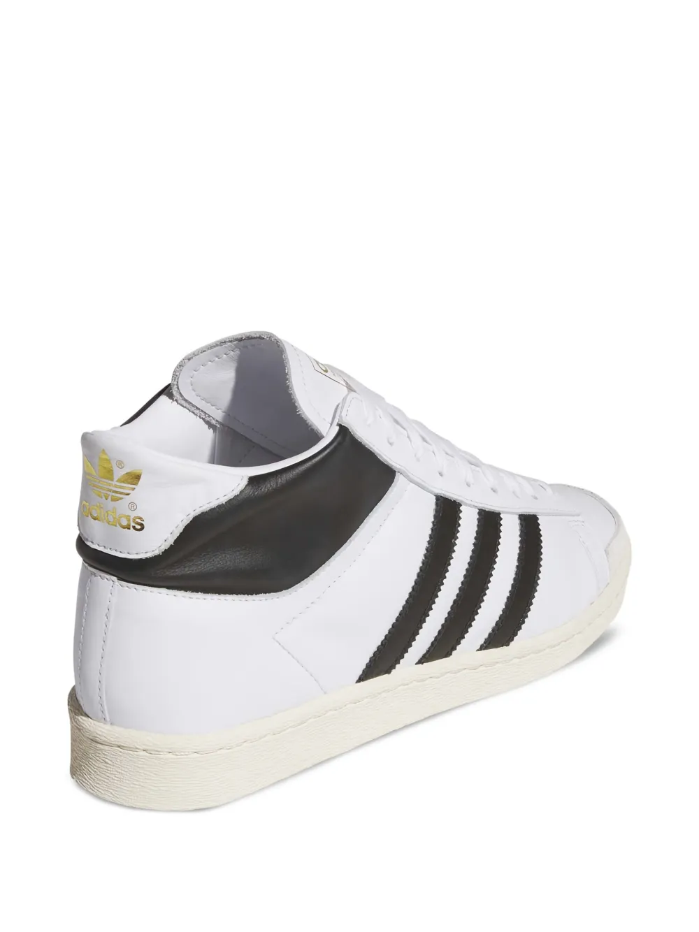 adidas Jabbar high-top leather sneakers White