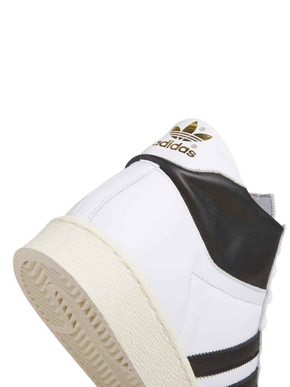 adidas Jabbar high-top leather sneakers White