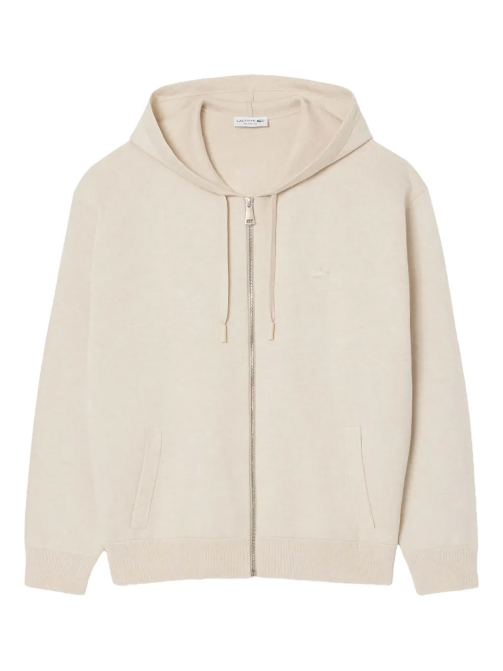 zip-front hoodie