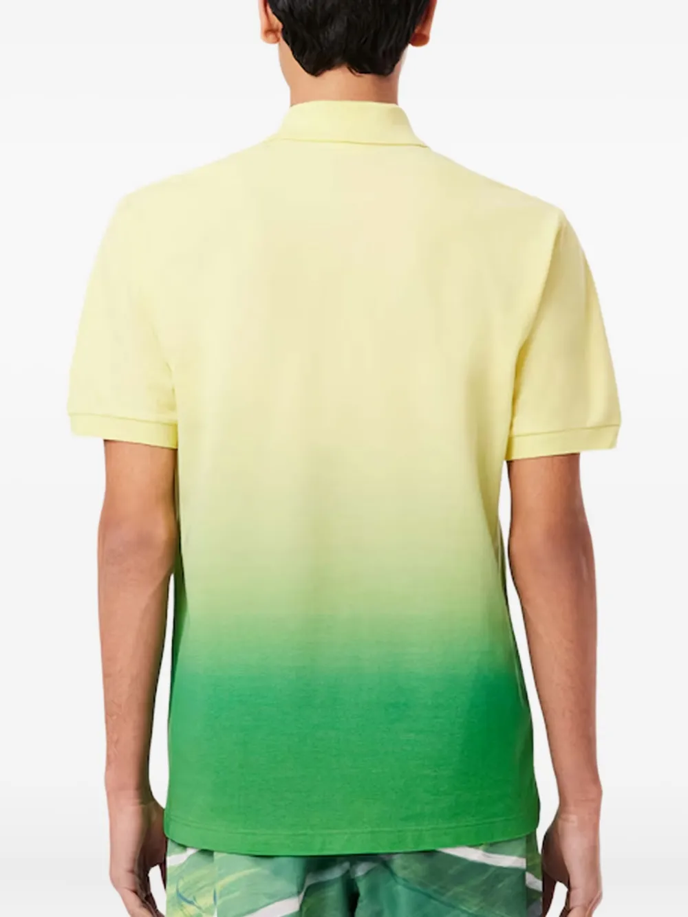 Lacoste ombré-effect polo shirt - Geel