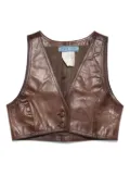 Prada Pre-Owned 2000s cropped top - Brown