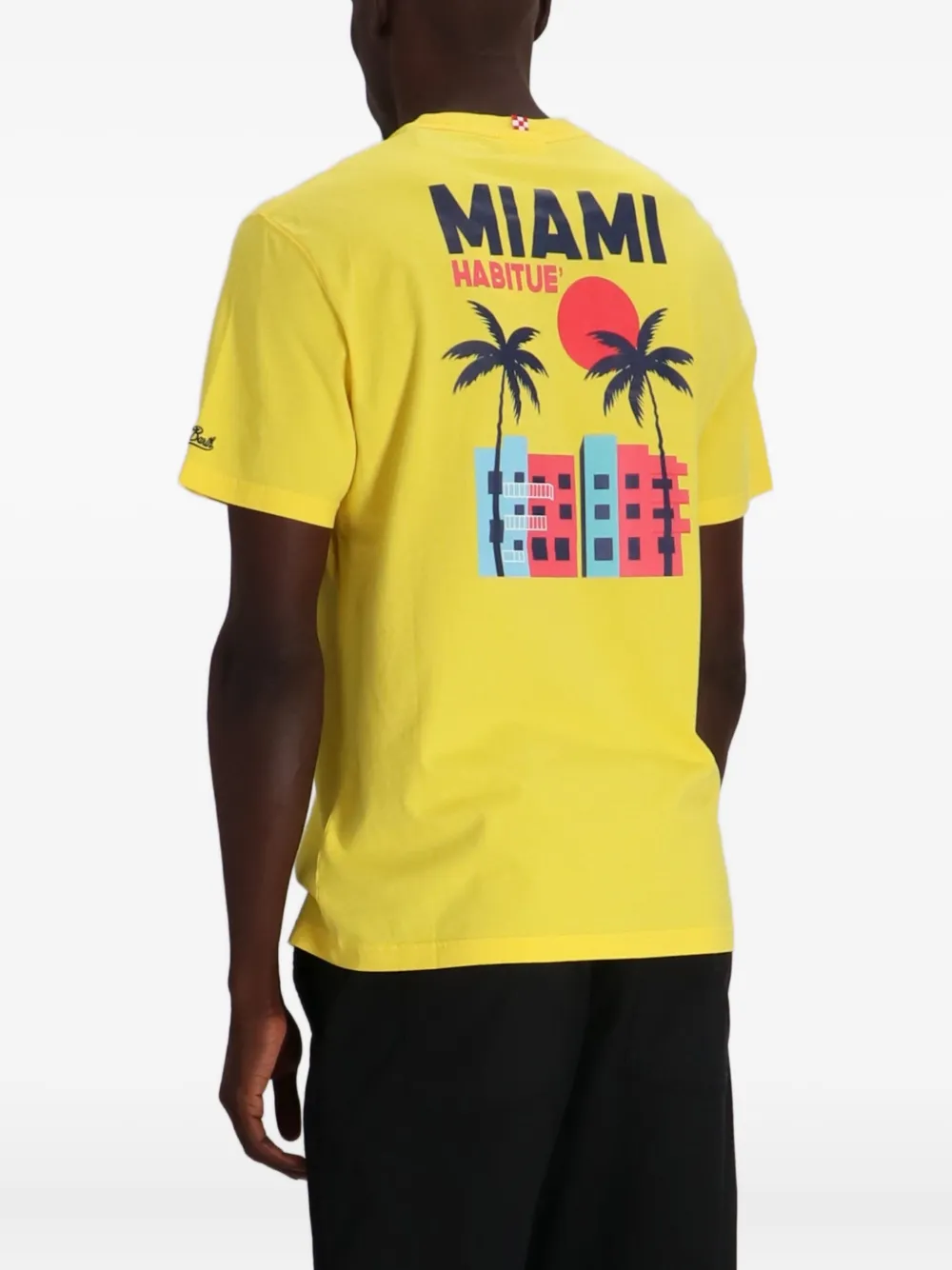 MC2 Saint Barth Miami T-shirt Geel