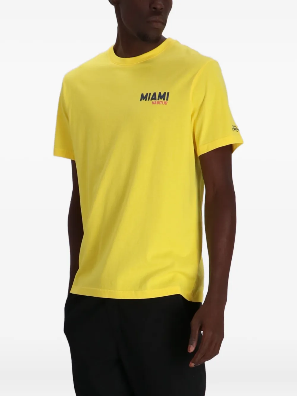 MC2 Saint Barth Miami T-shirt Geel