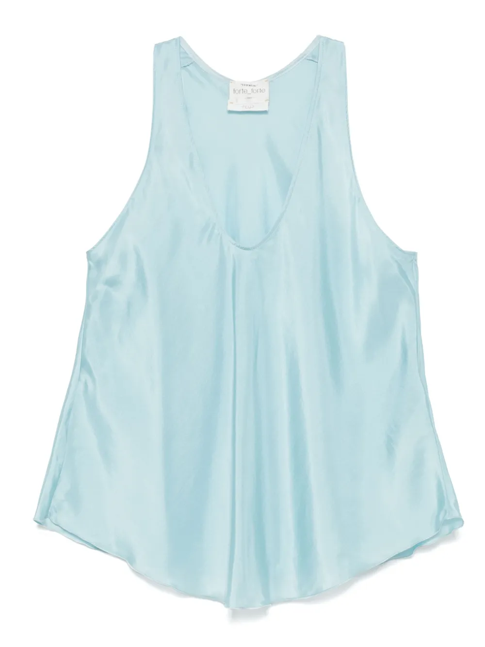 Forte Zijden top Blauw
