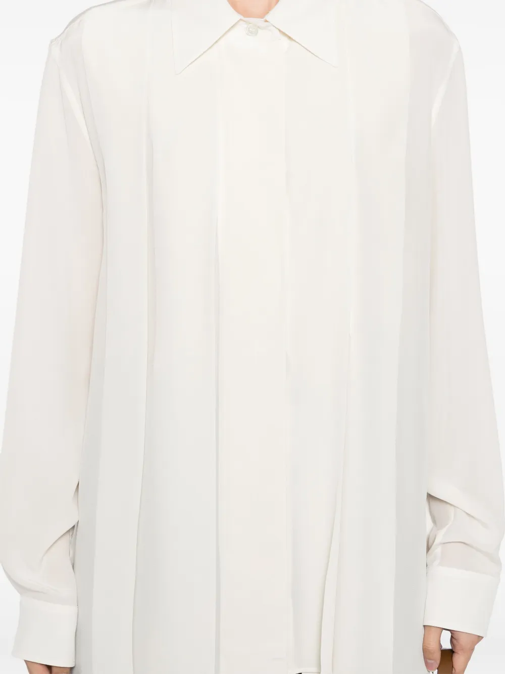 Marni Zijden blouse Wit