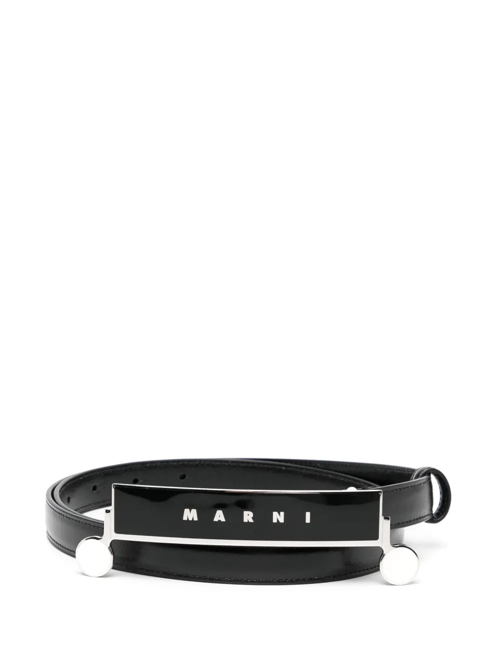Marni cinturón con logo | negro | Image 1