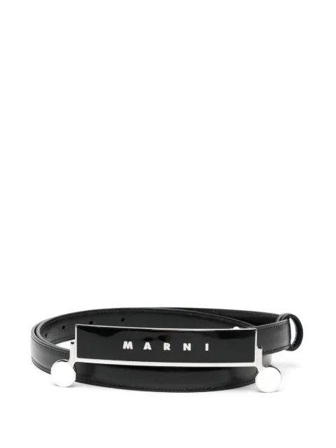 Marni logo belt
