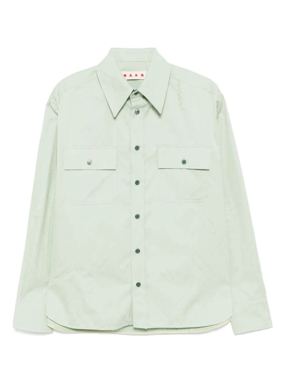 Marni ロングスリーブ シャツ | グリーン | Image 1