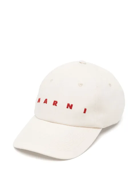 Marni logo-embroidered cap