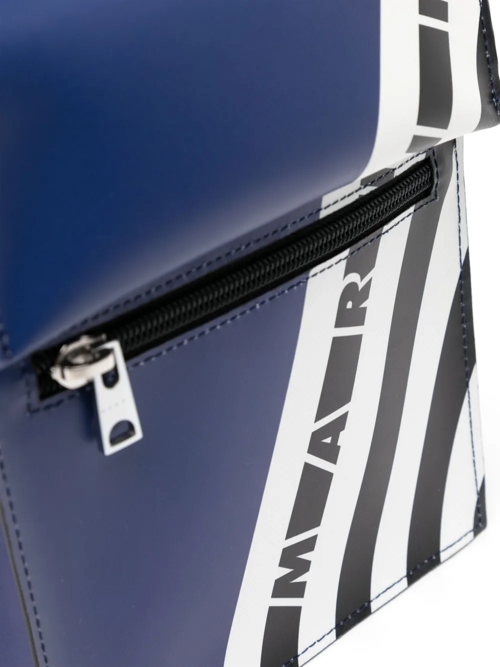 Marni Messengertas met logo Zwart