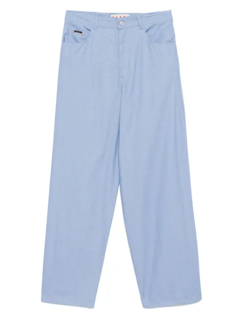 Marni cotton wide-leg trousers