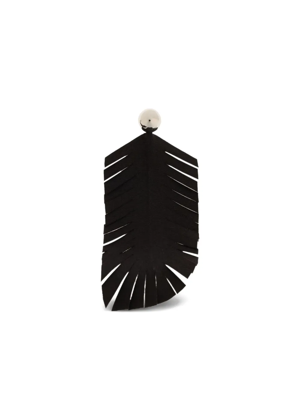 Marni aretes con flecos | plateado | Image 1