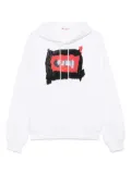 Marni logo hoodie - White